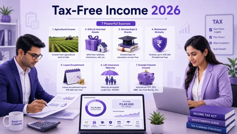Tax-Free Income Sources in India: A Guide for the 2026 Fiscal Year