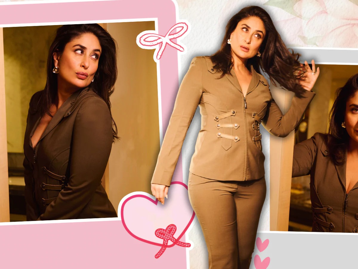 Kareena Kapoor Serves Vintage Glamour in 2003 Versace Suit