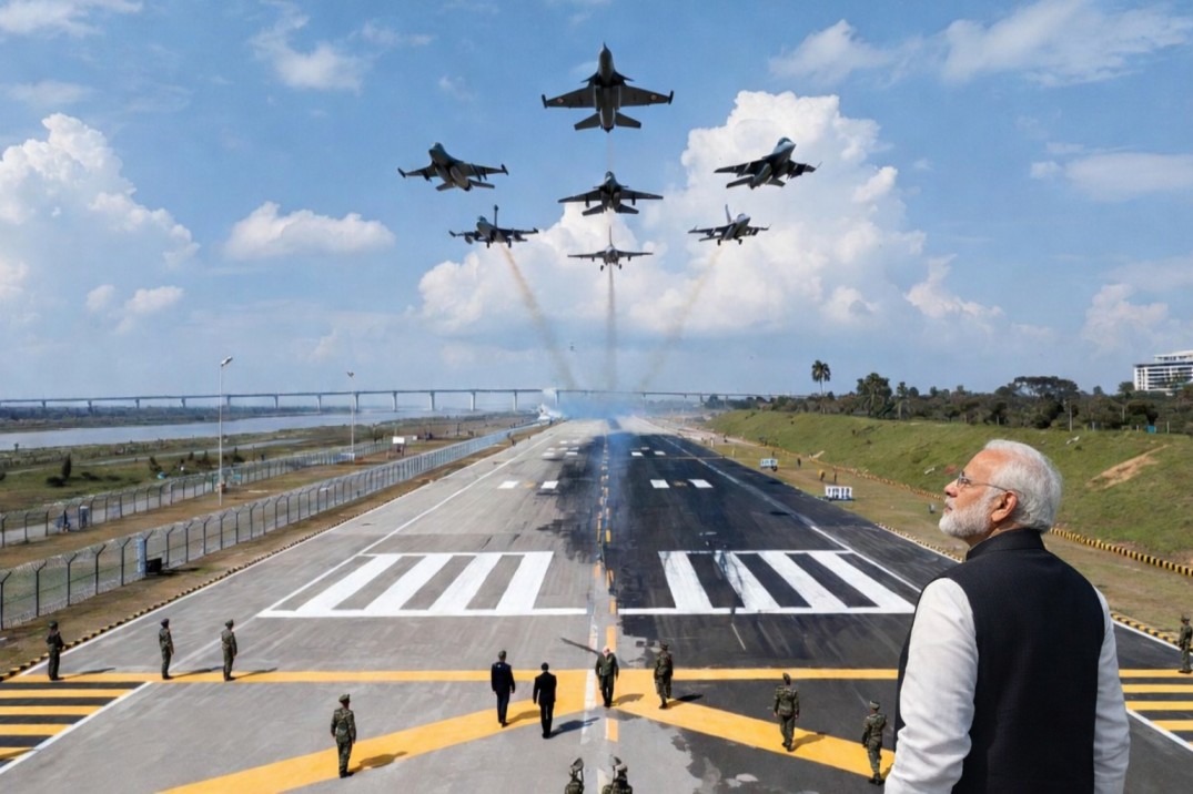 PM Modi Inaugurates ELF in Dibrugarh, Marks Milestone with IAF’s Air Power Showcase