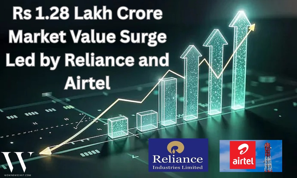 Seven Titans, Rs 1.28 Lakh Crore: Market Cap Explosion in India’s Corporate Heavyweights Led by Reliance Industries and Bharti Airtel