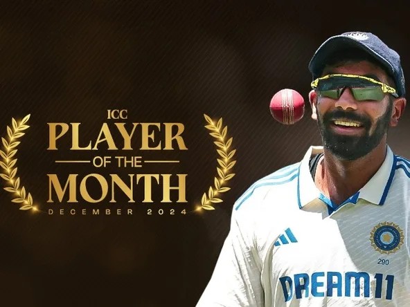 Jasprit Bumrah Wins ICC Player of the Month for December 2024