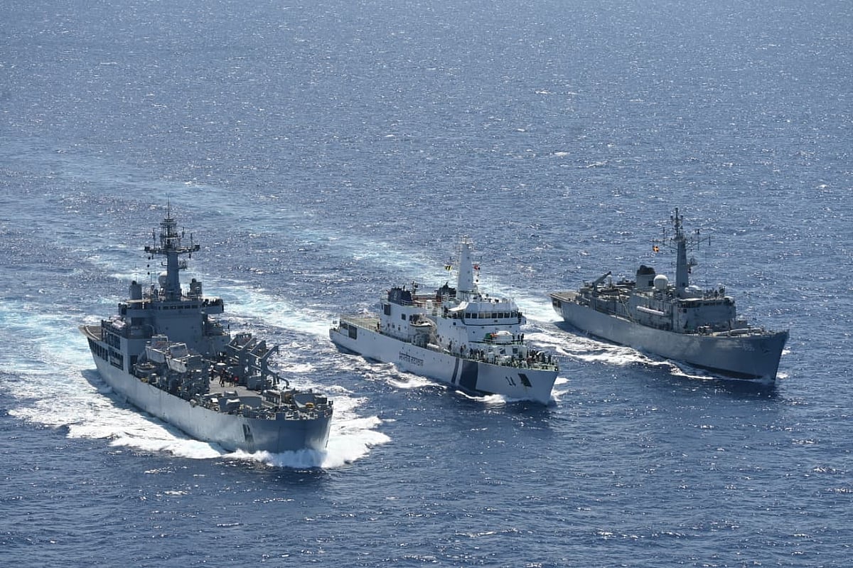 Indian Navy’s First Training Squadron Docks in Seychelles, Strengthening Maritime Friendships and Partnerships