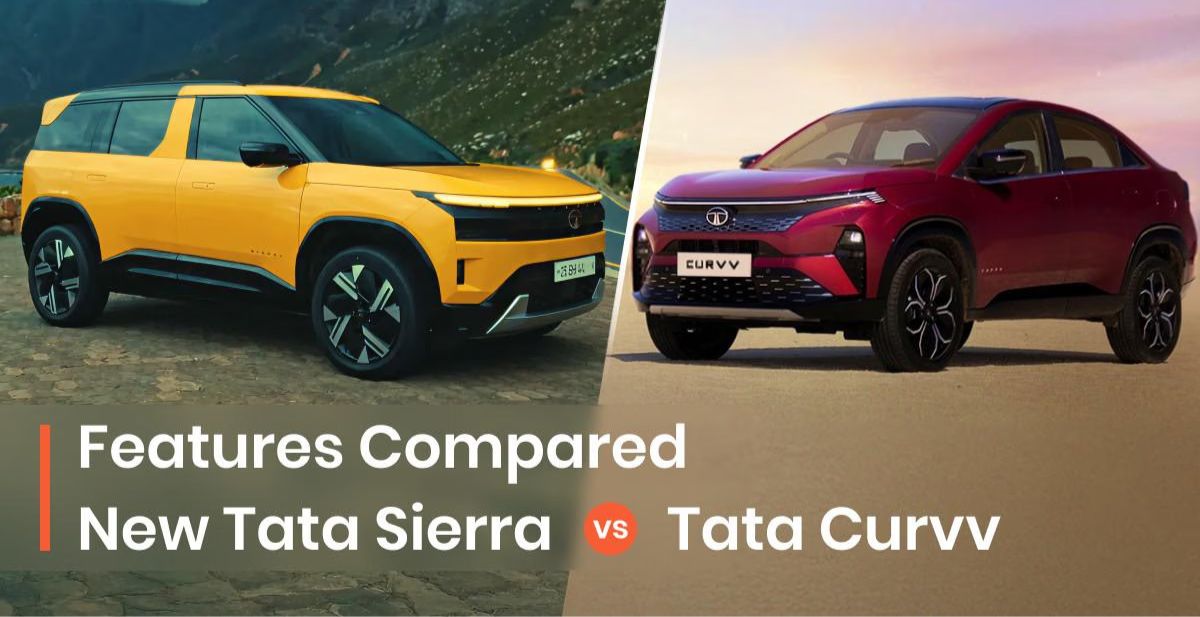 Tata Sierra vs Tata Curvv: A Feature Showdown Between Two Distinct SUV Identities