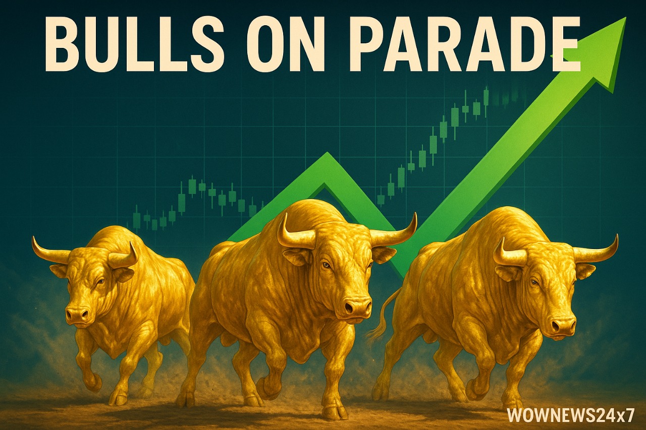 Bulls on Parade: Sensex Sprints 1,200 Points, Nifty Hits 25K Milestone