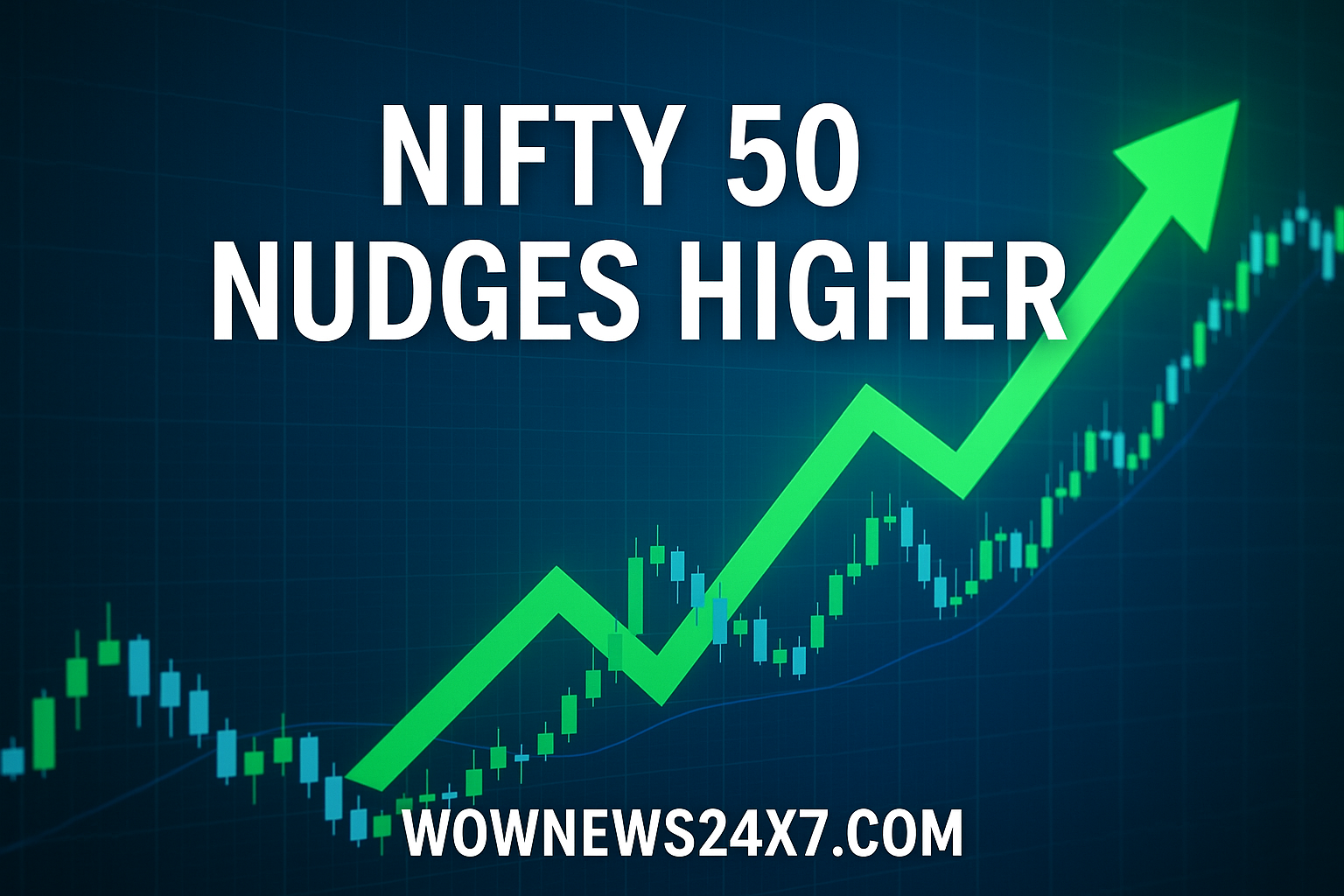 India’s Nifty 50 Index Edges Up 0.3% on Steady Buying; Market Shows Resilience Amid Mixed Sectoral Performance