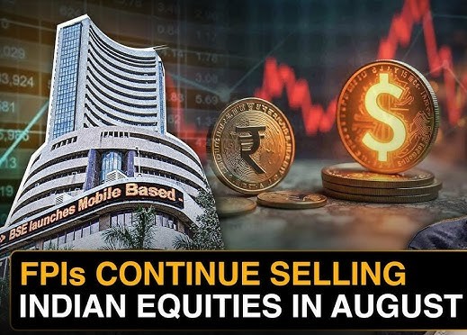 Outflow Avalanche: Foreign Investors Pull $4 Billion from Indian Equities in August