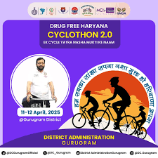 Gurugram Pedals Towards a Drug-Free Haryana: Cyclothon 2.0 Inspires Massive Public Support