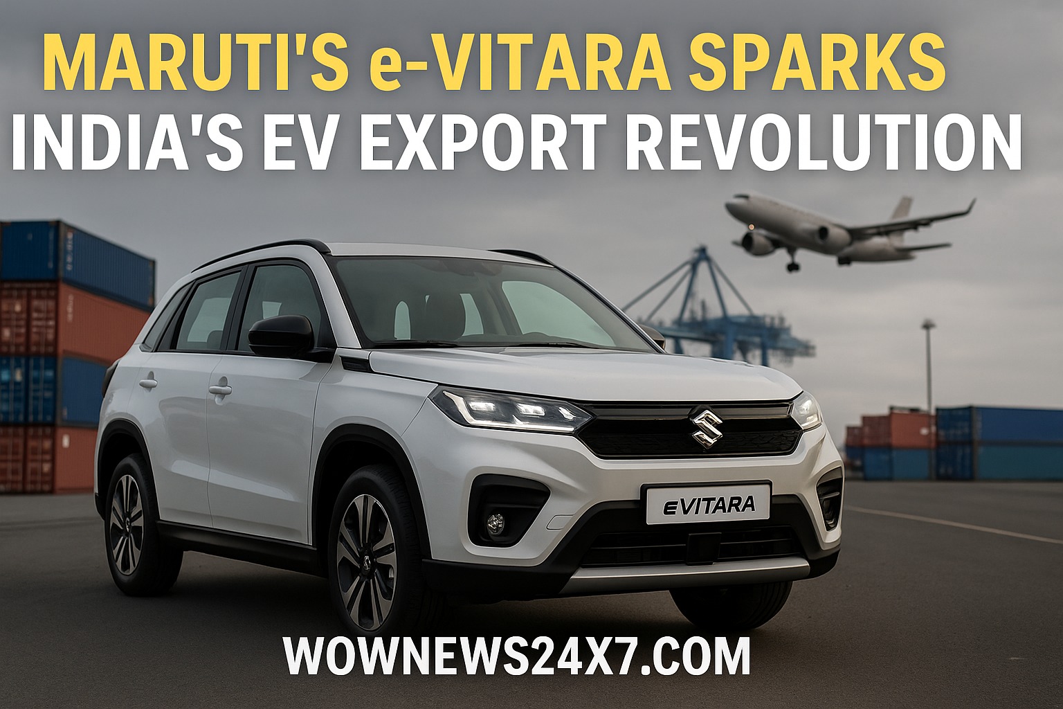 EV-olution Begins Here: Maruti’s e-VITARA Powers into 100 Nations from Gujarat