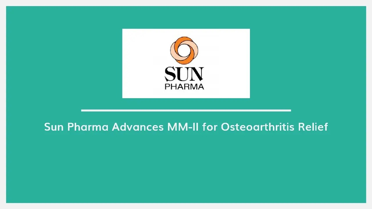 Sun Pharma’s MM-II: The Six-Month Solution That Could Transform Knee Osteoarthritis Forever