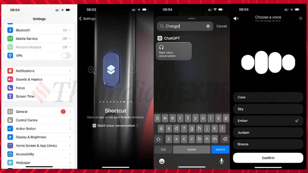 iPhone Action Button Can Now Launch ChatGPT Voice Chats
