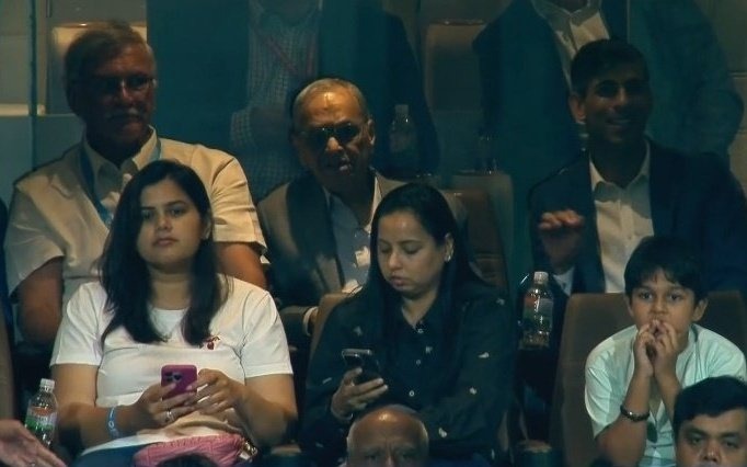 Narayana Murthy's Rare Weekend Off Sparks Social Media Frenzy at Wankhede Stadium