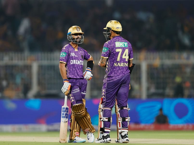 KKR Crosses 100-Run Mark Against RCB in IPL 2025 Opener