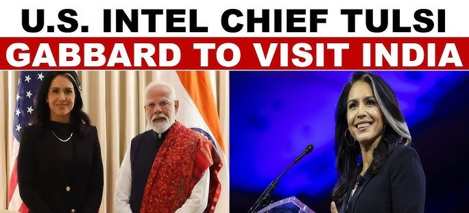 Tulsi Gabbard to Visit India as Trump's Intelligence Chief