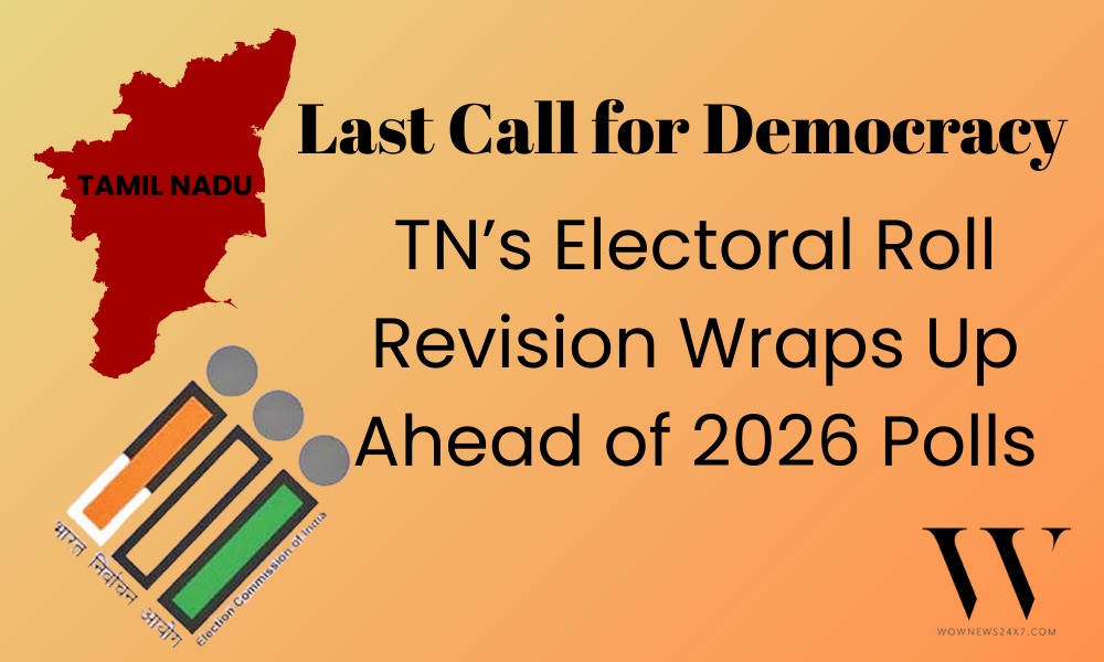 Electoral Roll Countdown: Tamil Nadu Voters Get Final Window to Update Details Today