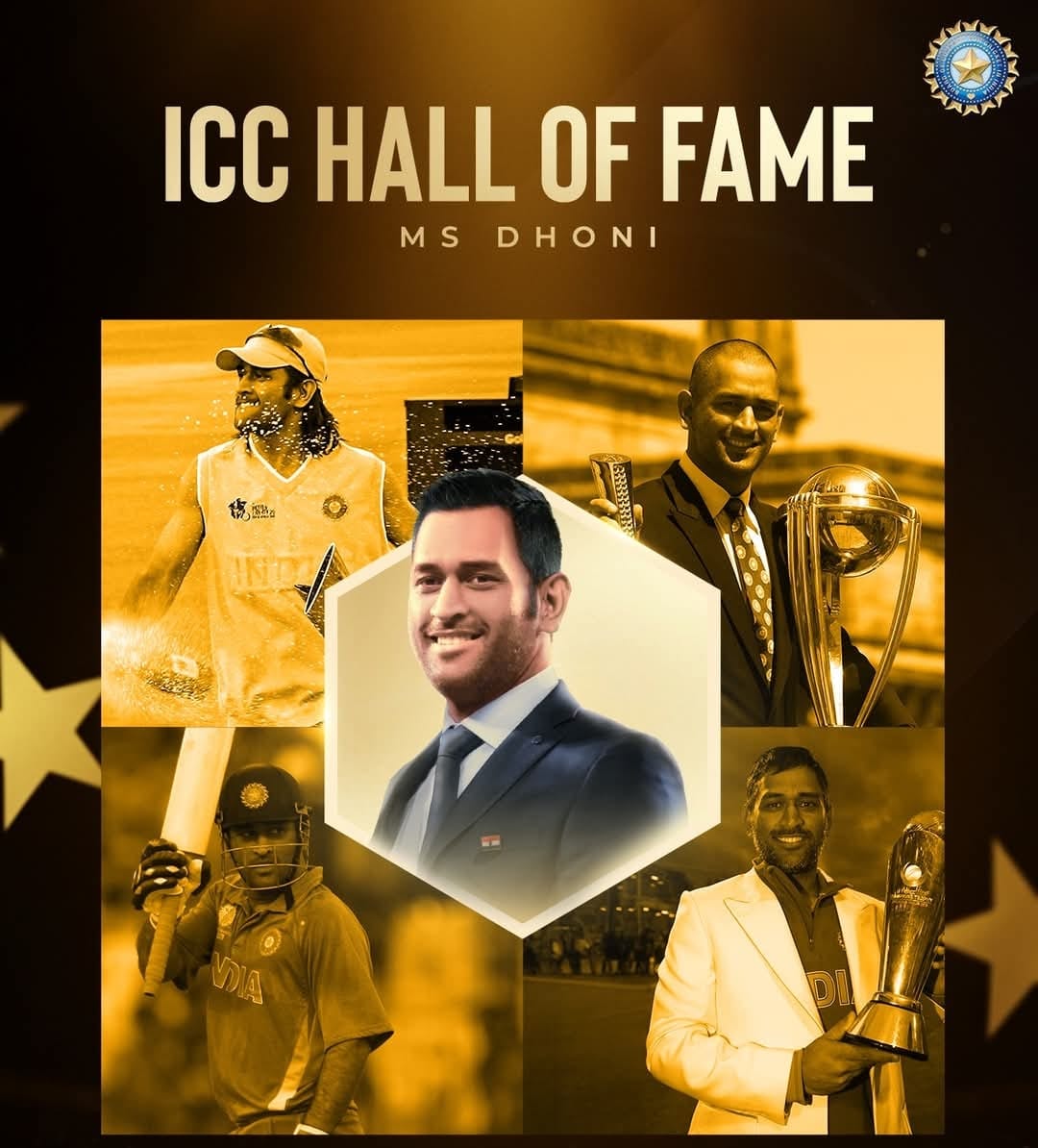 Captain Cool Immortalized: MS Dhoni Inducted into ICC Hall of Fame