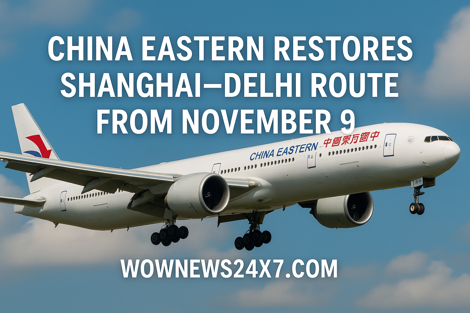 Gateway Reopened: China Eastern Brings Back Direct Link Between Shanghai and Delhi