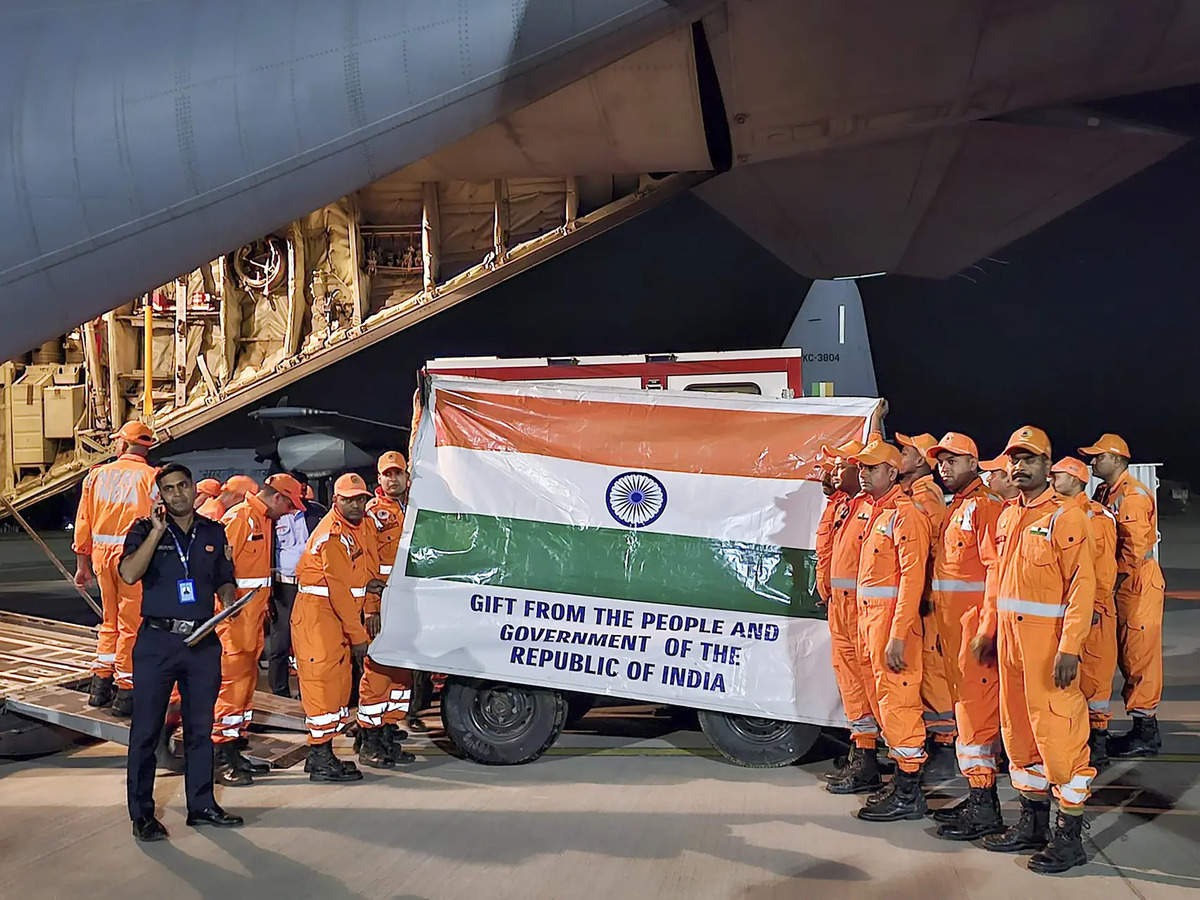 India Deploys 80-Member NDRF Team for Earthquake Relief in Myanmar