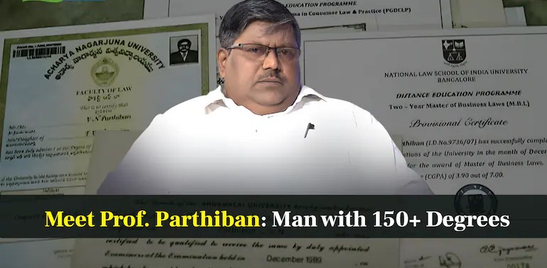 The Walking Library: Chennai’s Most Educated Man Is a Real-Life Marvel
