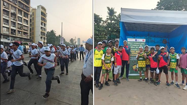 Youth Power on the Run: 1,500 Students Join Grand Marathon Ahead of Mumbai Climate Week