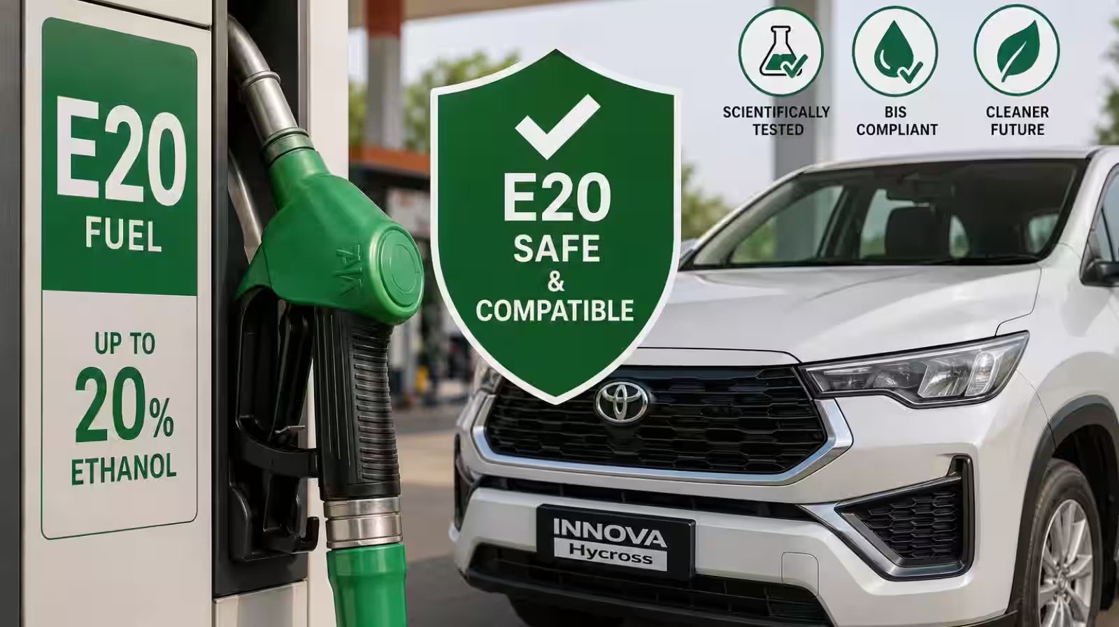 E20 Petrol Efficiency: Toyota Executive Cites 2-4% Mileage Impact