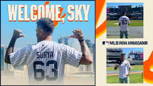 Suryakumar Yadav Named MLB Brand Ambassador to Grow Baseball in India