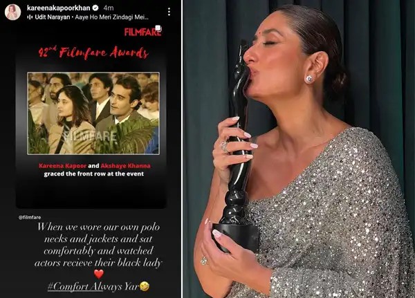 Kareena Kapoor Shares Gorgeous Throwback From Awards Night, Reflects On Fuss-Free Fashion Days