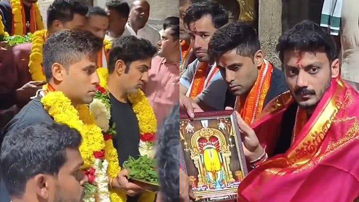 Divine Pause Before The Battle: Team India Seeks Blessings At Simhachalam