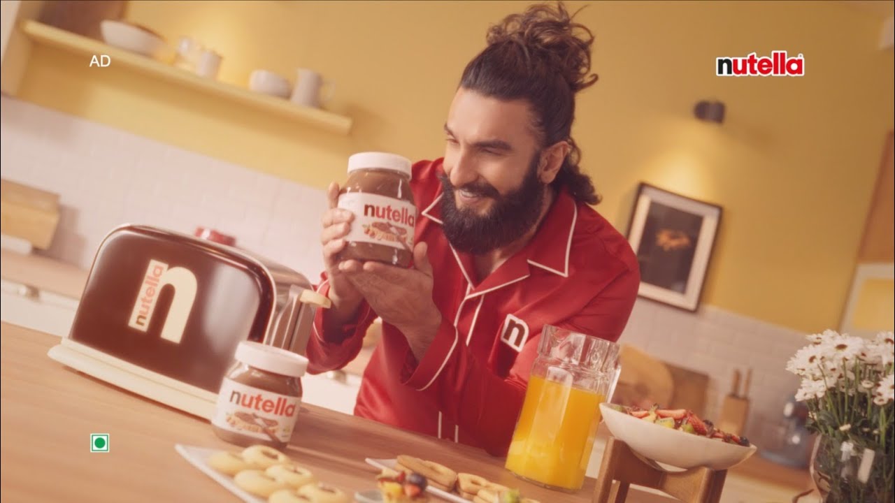 Nutella's Dynamic Duo: Ranveer Singh Delivers Smiles and Spreads on World Nutella Day!