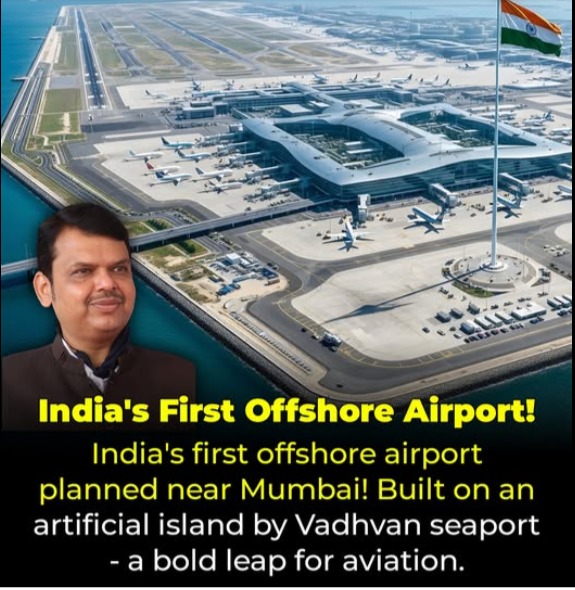 India’s First Offshore Airport At Vadhavan Set To Transform Aviation Landscape