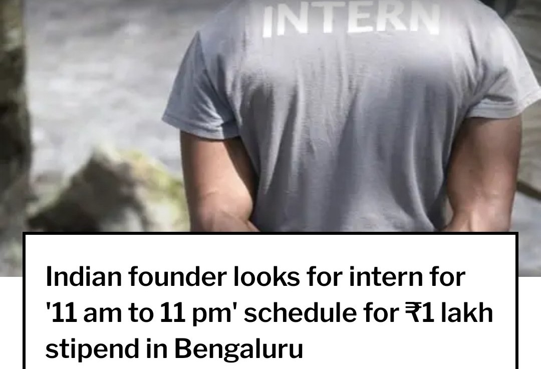 High Stipend, Higher Demands: 12‑hour internship stirs startup storm