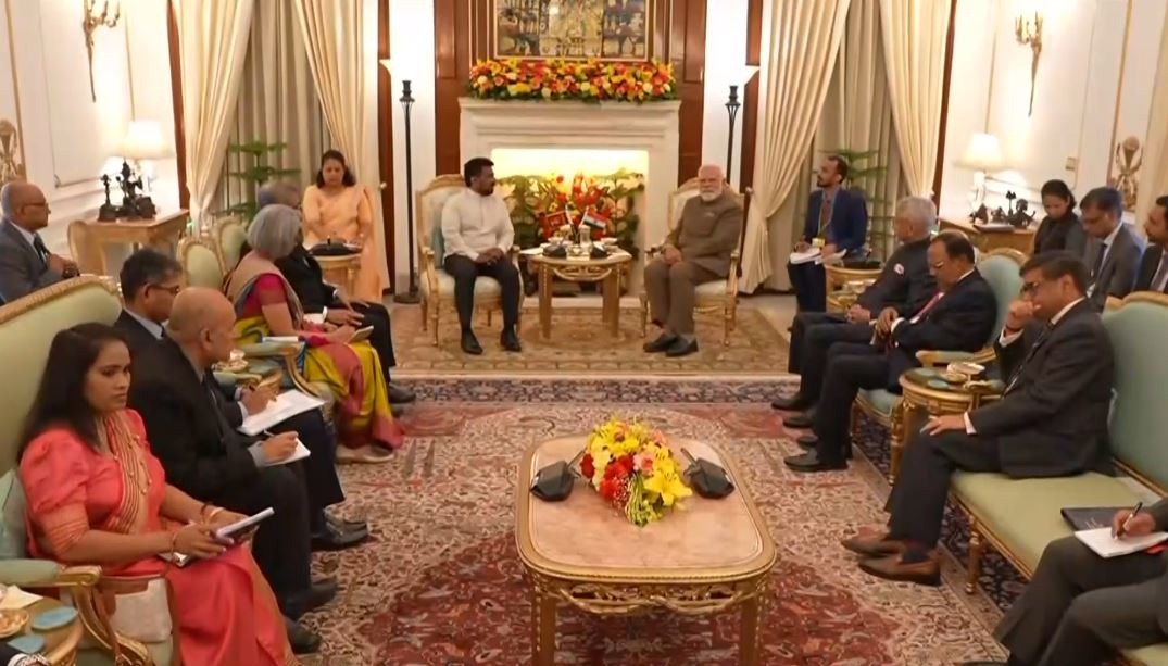 PM Modi Holds Bilateral Meeting With Sri Lankan President Anura Kumara Dissanayake