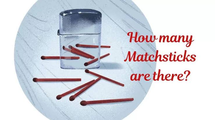 Test Your Observational Skills: Can You Accurately Count the Matchsticks in This Optical Illusion?