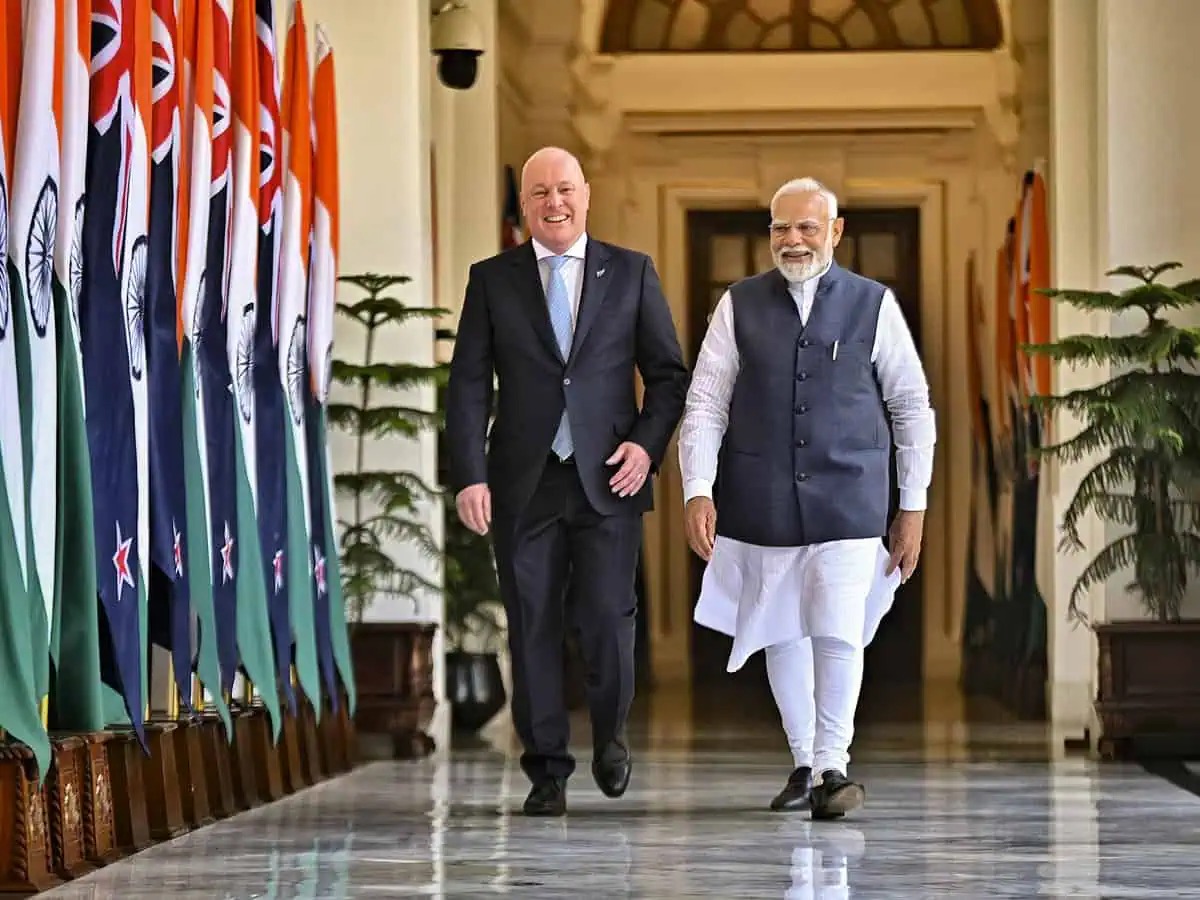 New Zealand PM Luxon Arrives in India for Historic Visit