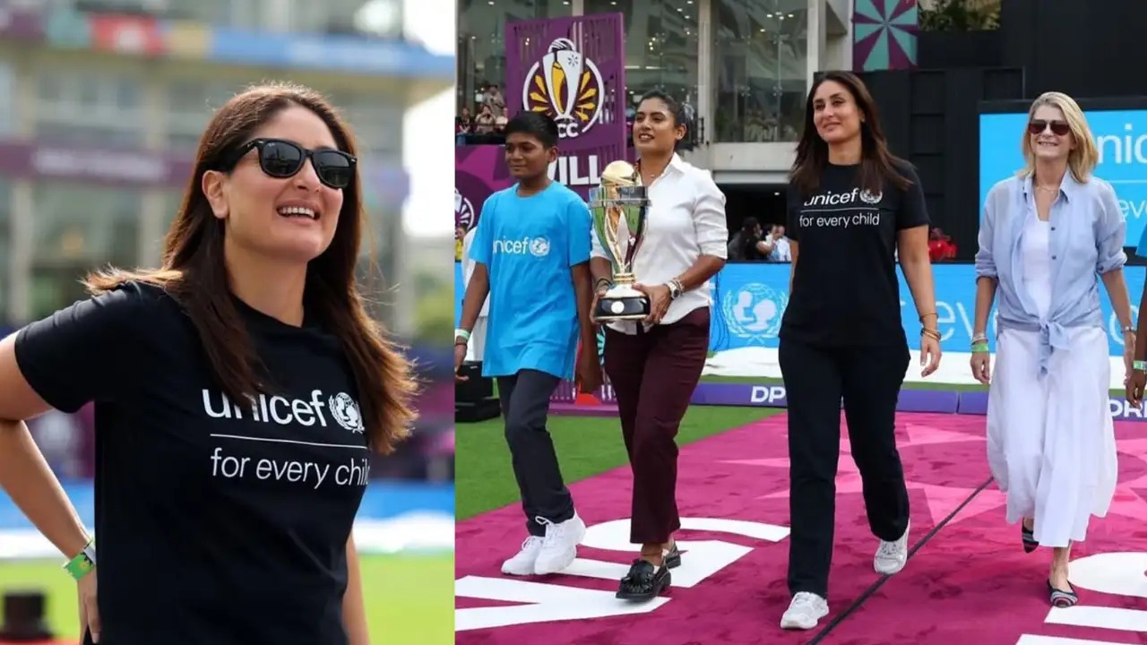 From Red Carpet to Green Field: Kareena Shines for UNICEF at India vs Australia”