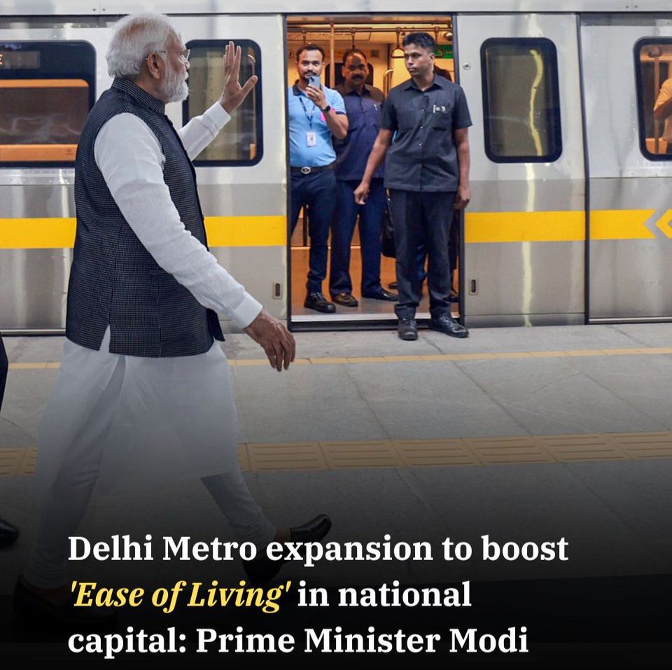 Delhi Metro Expansion: PM Modi Says New Corridors Will Transform ‘Ease of Living’