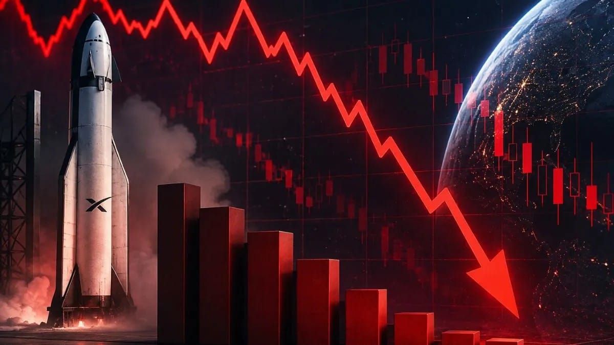 SpaceX Stock Extends Losses, Hovers Near IPO Price Amid Valuation Shift