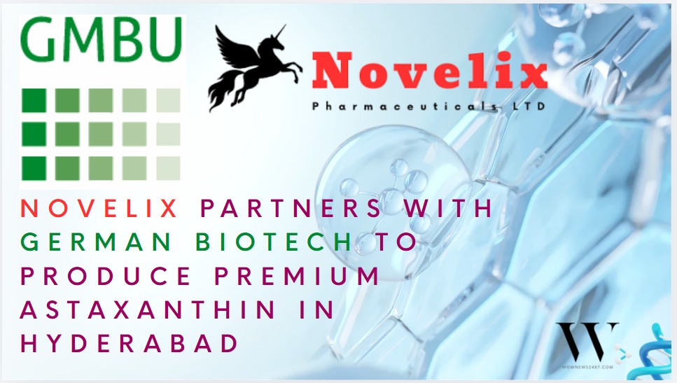 Novelix Pharmaceuticals Signs Astaxanthin Scale Up Deal For Hyderabad