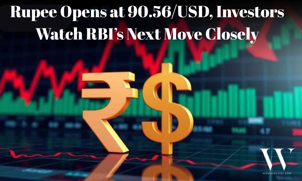 Rupee Stability Tested as Currency Opens at 90.56/USD Amid Outflow Concerns