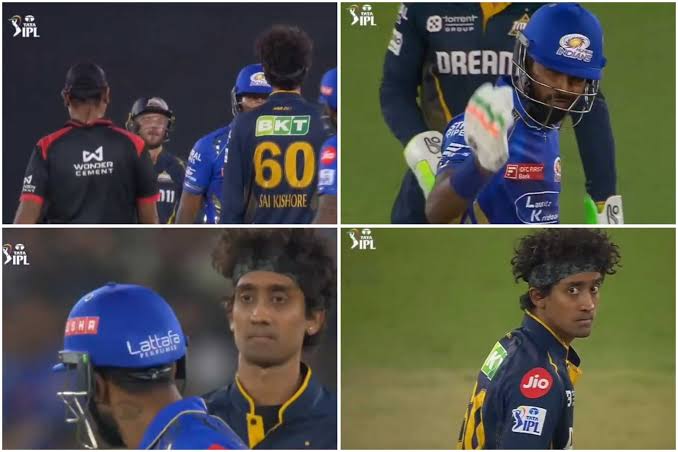 R Sai Kishore Breaks Silence over Fiery Staredown with Hardik Pandya During GT vs MI Showdown