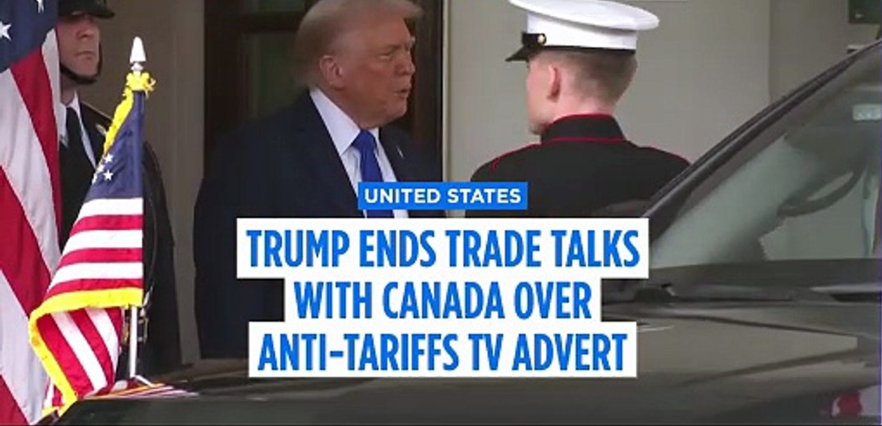 Trump Shuts Door on Canada Trade Talks Over Controversial Tariff Ad