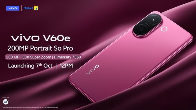 Snap Like Never Before: Vivo V60e 5G Debuts with Flagship-Level Camera Tech at Mid-Range Price