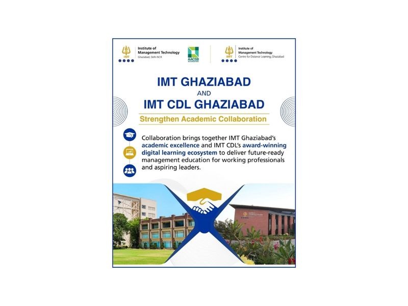IMT Ghaziabad, IMT CDL Strengthen Academic Collaboration for July