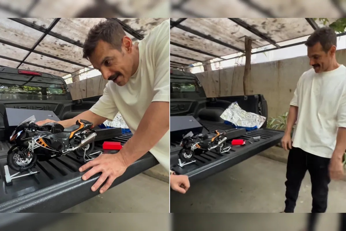Hayabusa Goes Mini! John Abraham’s Fan Gift Steals the Spotlight