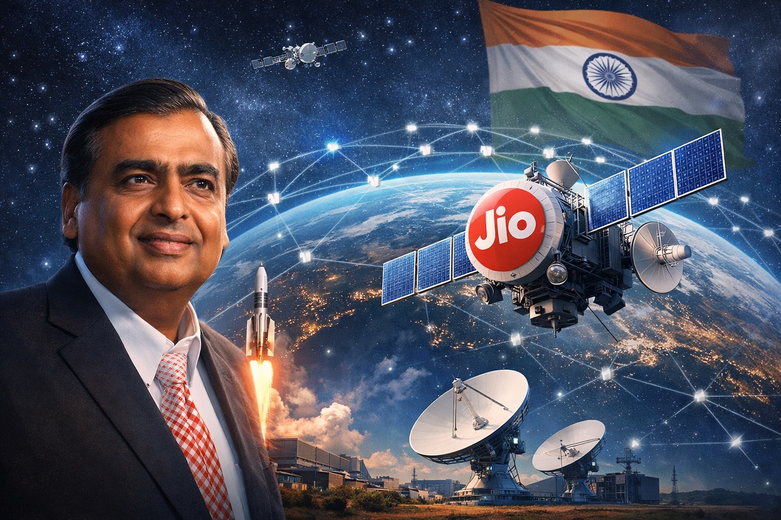 Jio Plans 1,600+ Satellite Constellation to Boost Connectivity