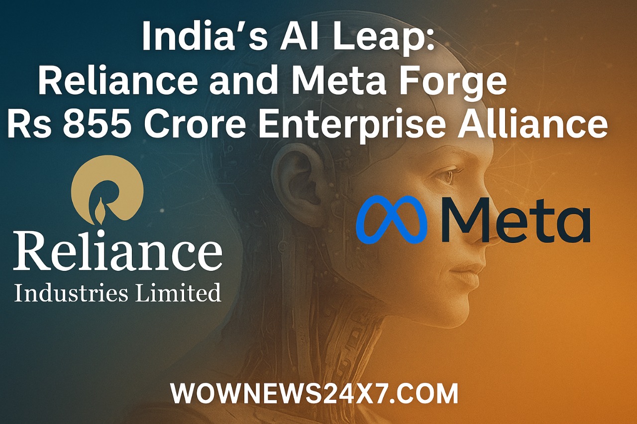 India’s AI Leap: Reliance and Meta Forge Rs 855 Crore Enterprise Alliance