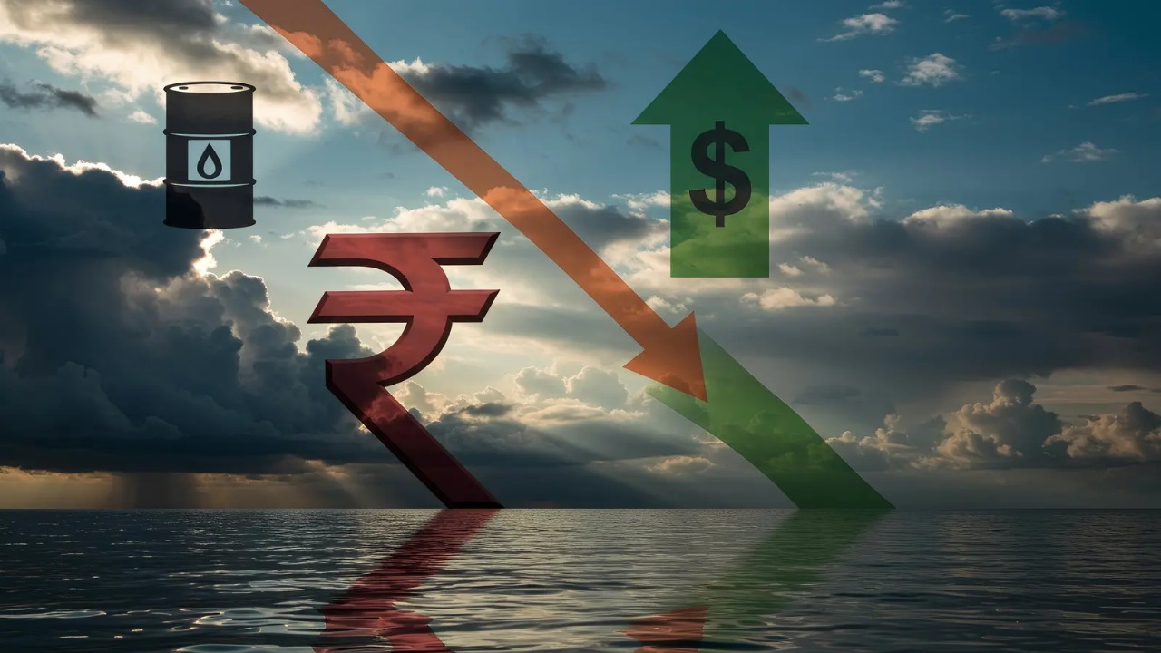 Rupee Slips to 85.39/$ on Crude Spike, Dollar Strength; Traders Eye Fed Signals