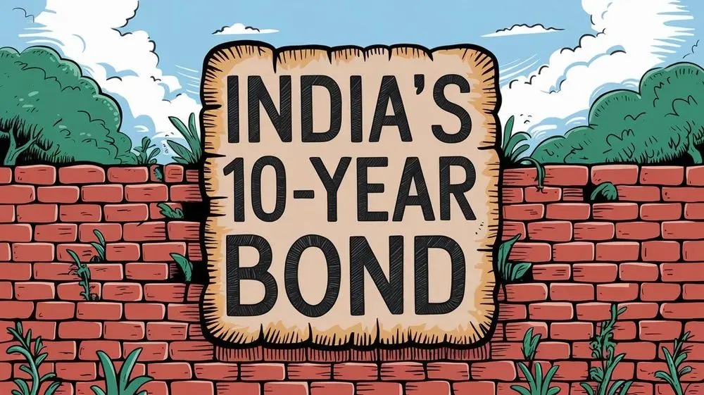 India 10-Year Benchmark Bond Yield Eases to 6.7627%