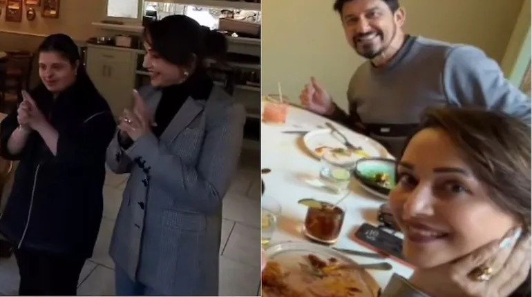 The Art of Fine Dining: Madhuri Dixit’s Special Night at Vikas Khanna’s Renowned Manhattan Restaurant