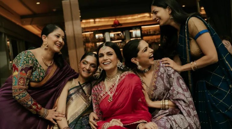 Deepika Padukone's Purple Saree Spell Steals NYC Wedding Spotlight