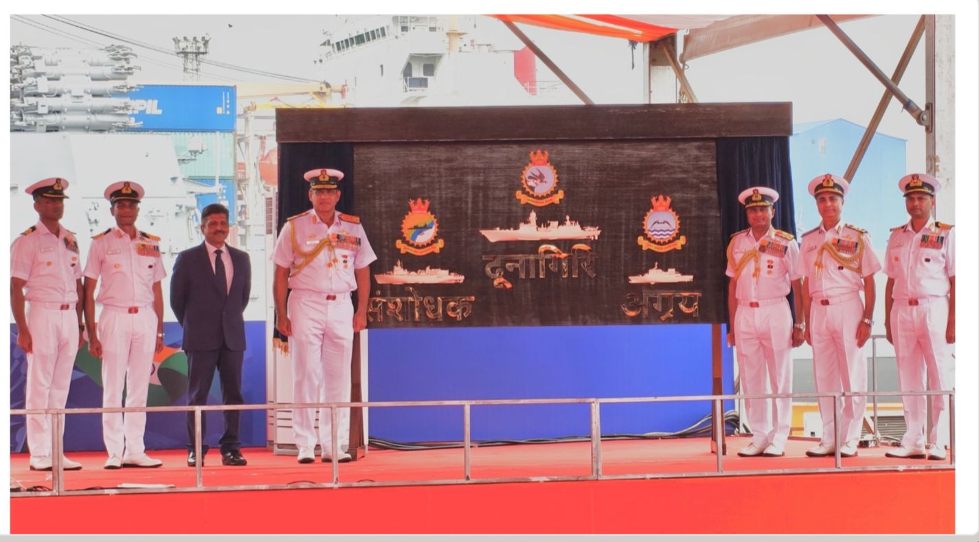 Fleet Feat: Prime Minister Modi Welcomes Triplet Warships to Indian Navy